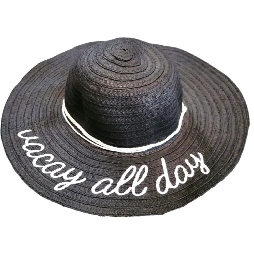 "VACAY ALL DAY" FLOPPY SUN HAT SZ. OSFM